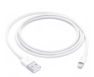 Kabel APPLE USB 2.0 - Lightning 1 m biały